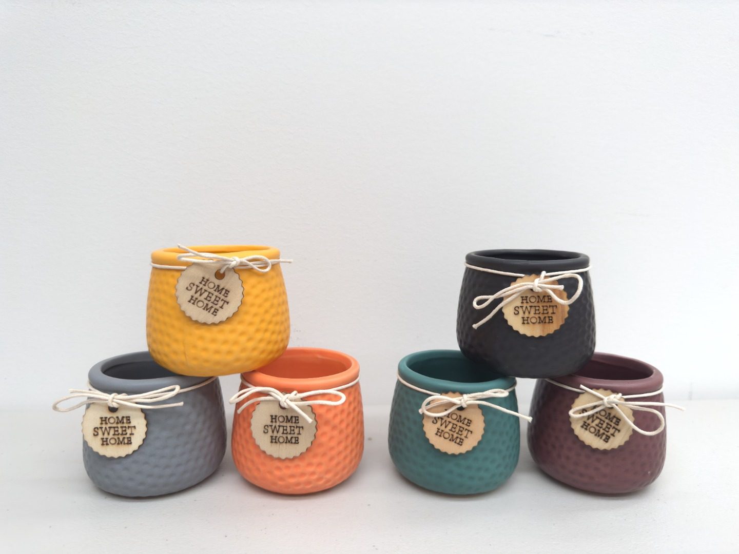 Small Pots Mix Bright | 9 cm | Set of 6